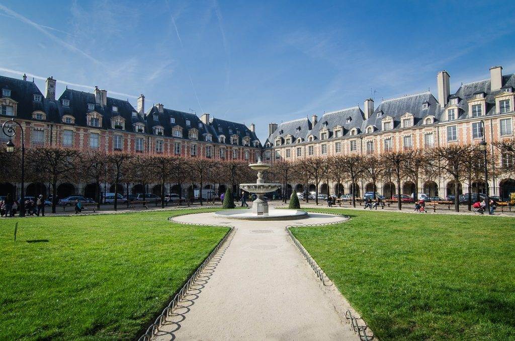 Plaza de Vosges - Barrio de Le Marais