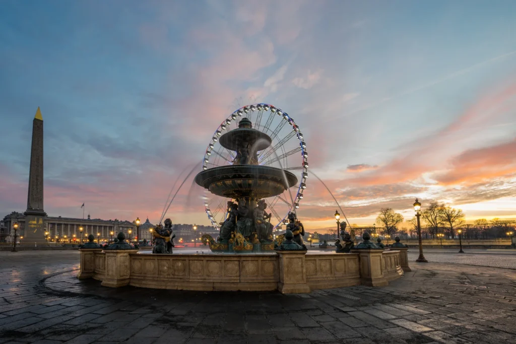 Fuente de la Plaza de la Concordia de París