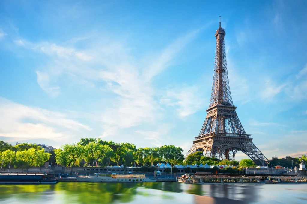Vista Torre Eiffel de París
