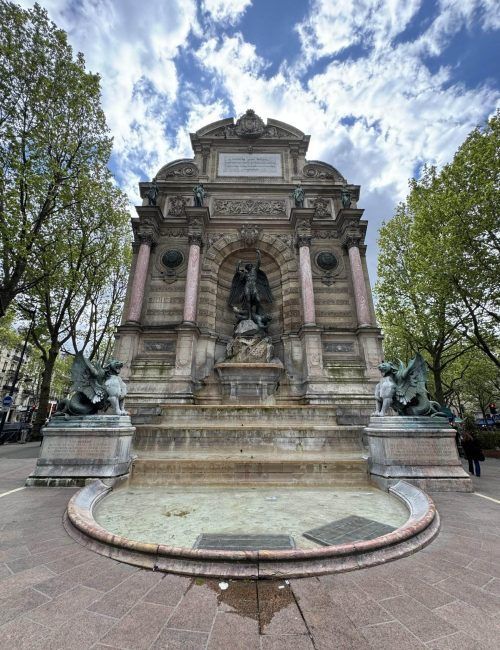 Fuente de Saint Michel en el Barrio Latino